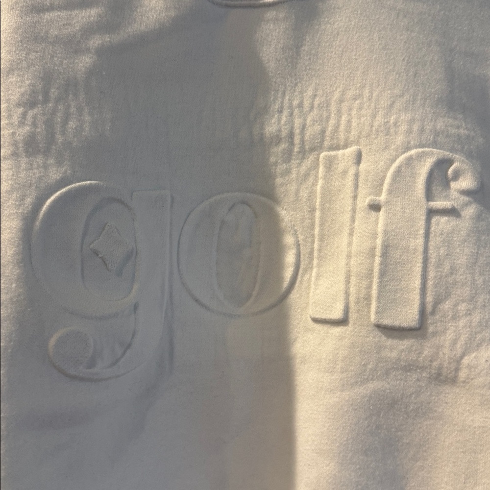 Golf Embroidered White Sweatshirt - Picture 3 of 15